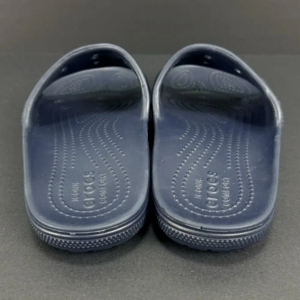 Crocs Baya II Slide Sandals Men’s 5 Women’s 7 Black New Without Box Comfort